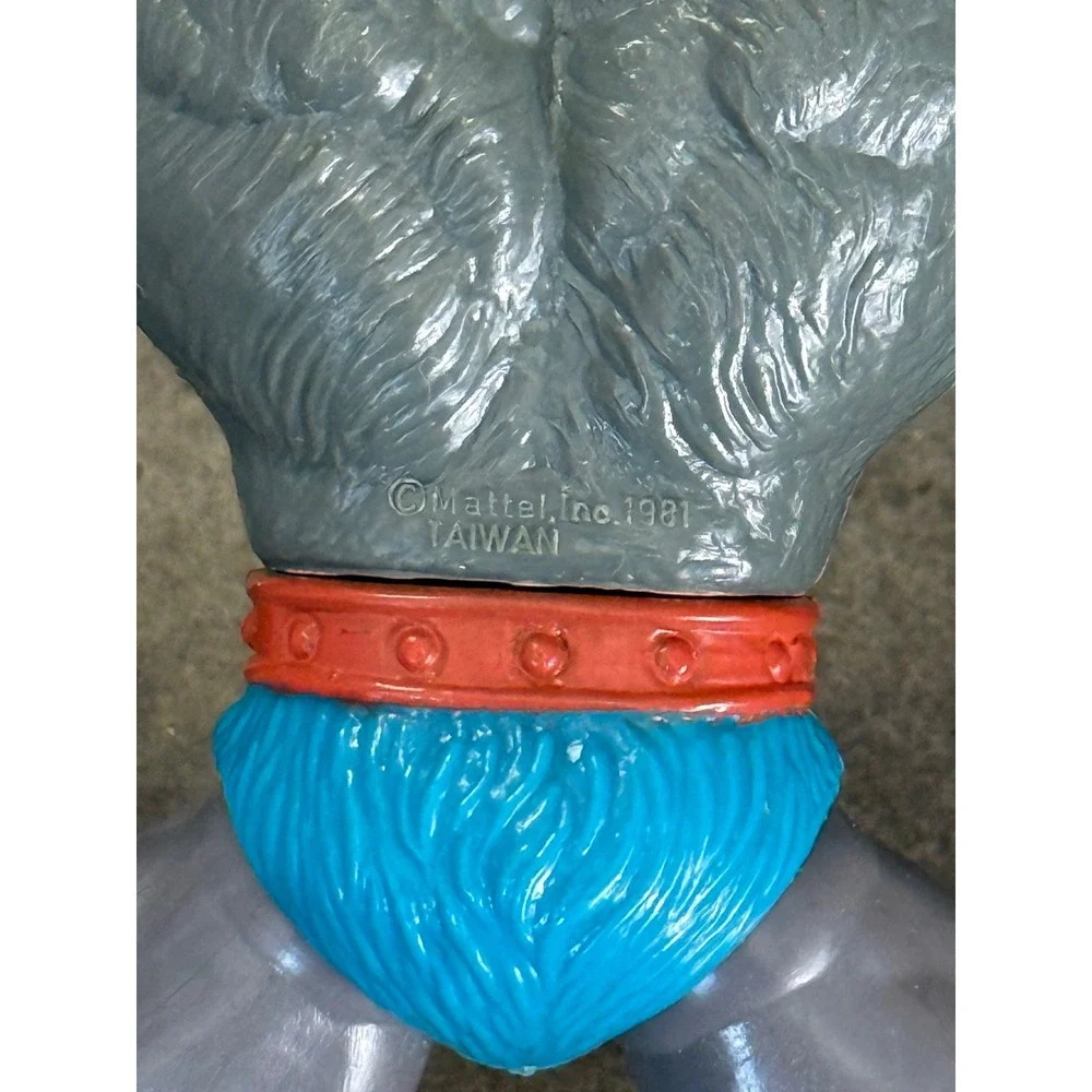 Vintage 1981 Mattel MOTU Stratos Action Figure Grey Blue Red Taiwan He-Man Toy